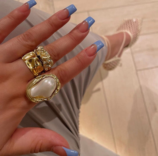 MODERN NUGGET RING