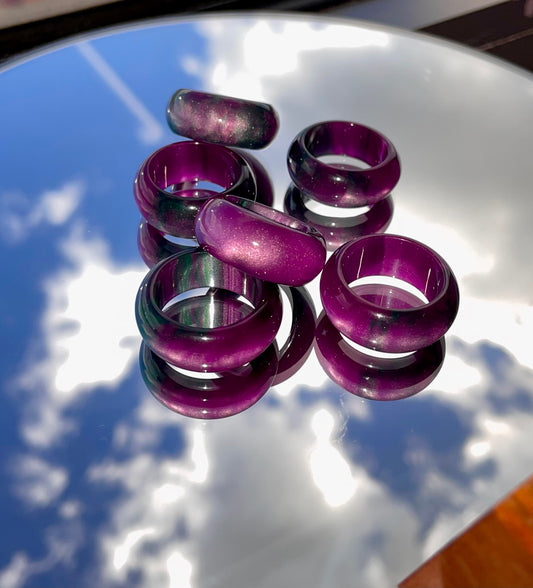 PURPLE MOOD SWINGS RING