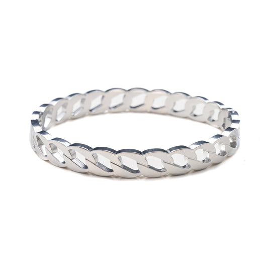 SOLID CLASSIC CUBAN LINK BANGLE
