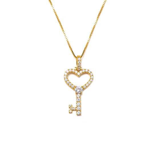 DIAMOND KEY NECKLACE