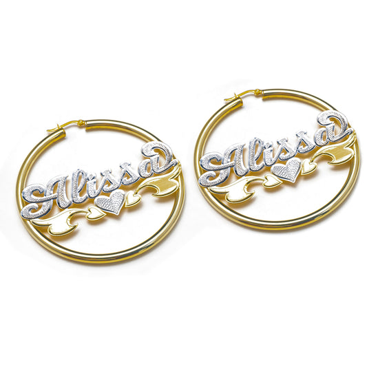 VINTAGE NAMEPLATE HOOPS