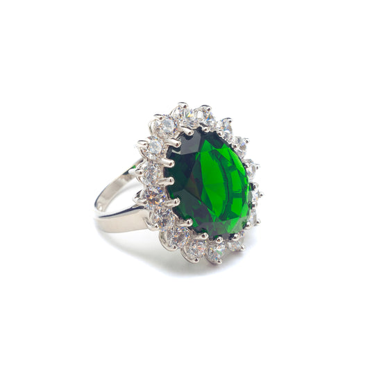 EMERALD FLOWERBOMB RING