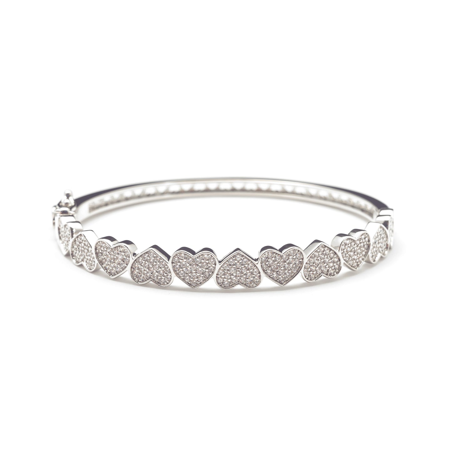 ICY HEART BANGLE