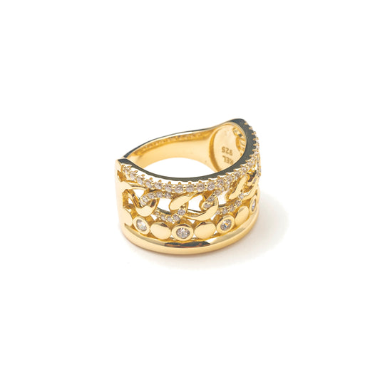 NEW CUBAN LINK RING