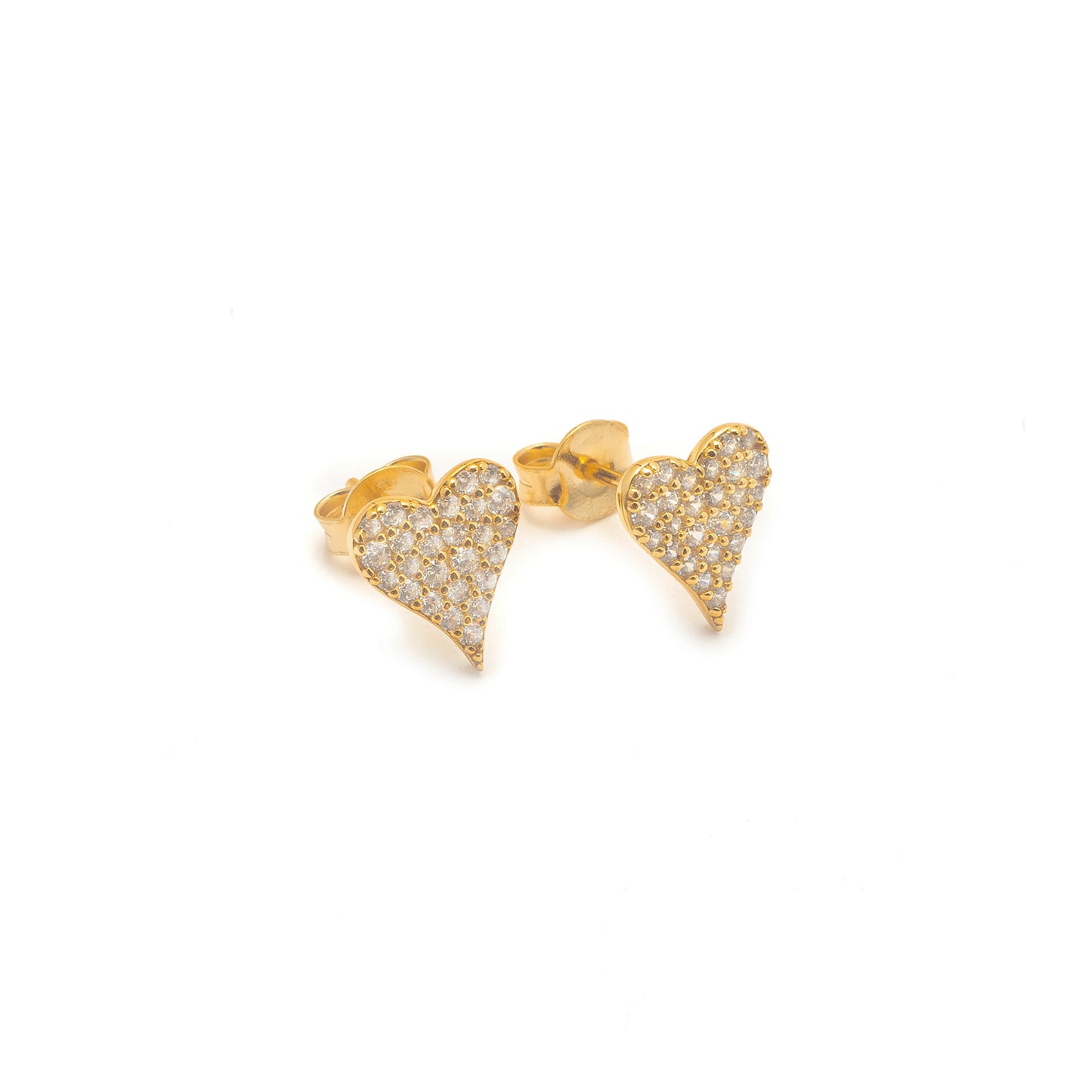 ICY HEART STUDS