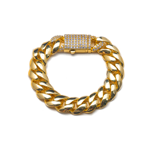 LUX CUBAN LINK BRACELET
