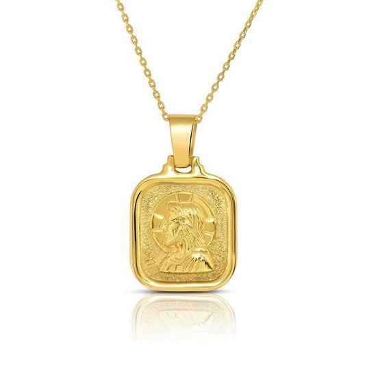 JESUS MEDALLION NECKLACE