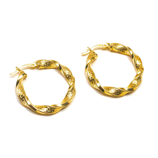 MINI SWIRL MILAN HOOPS