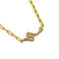 DAINTY ICY SERPENT NECKLACE