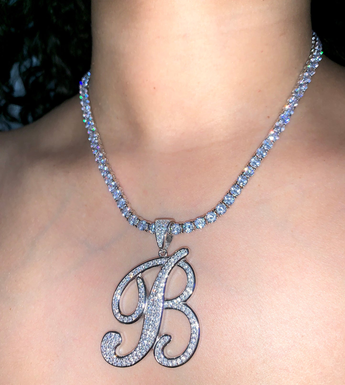ICY GIRL INITIAL 2.0 NECKLACE