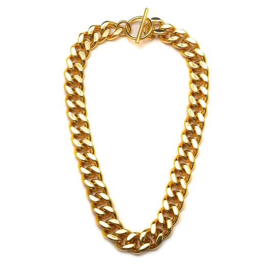 TOGGLE CUBAN LINK NECKLACE