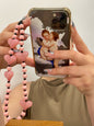 PINK HEART PHONE STRAP
