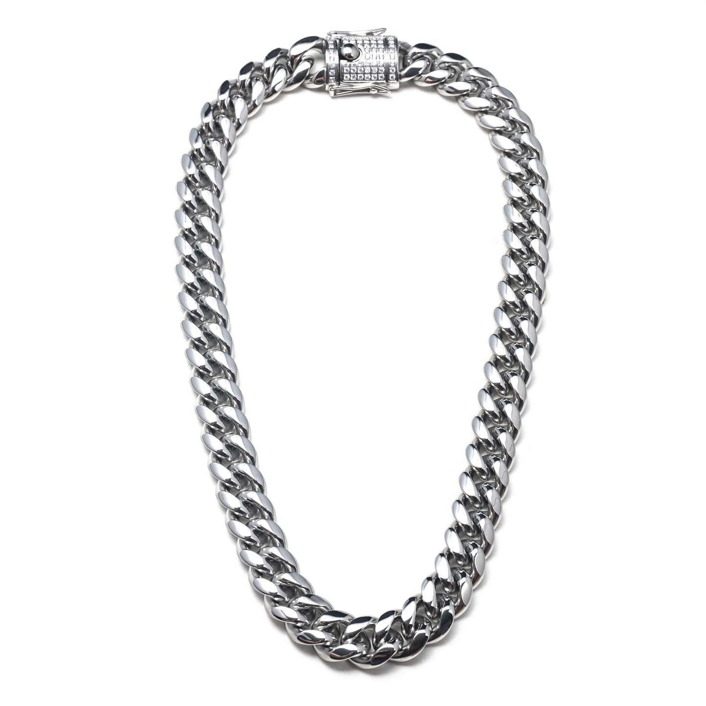 CHUNKY SOLID CUBAN LINK NECKLACE