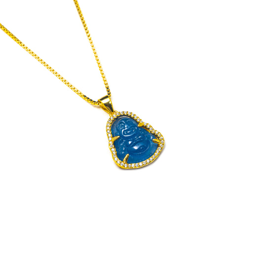 KBL NAVY BUDDHA NECKLACE