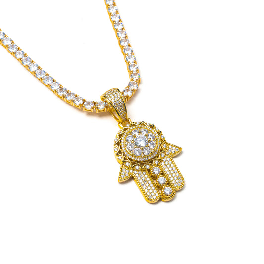 PROTECT ME HAMSA NECKLACE