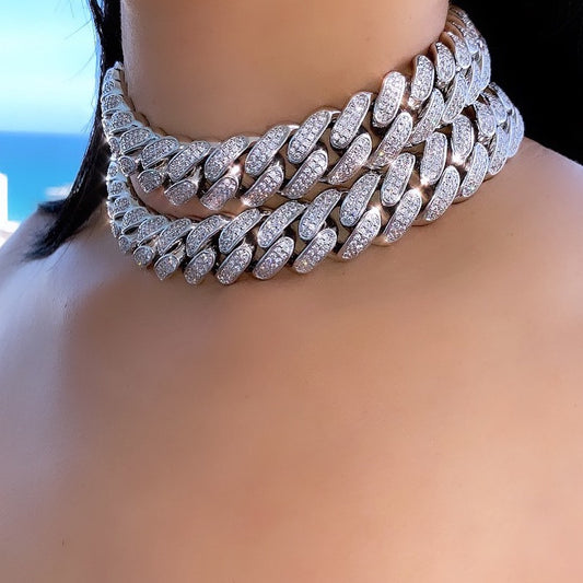 HOT GIRL CUBAN LINK NECKLACE