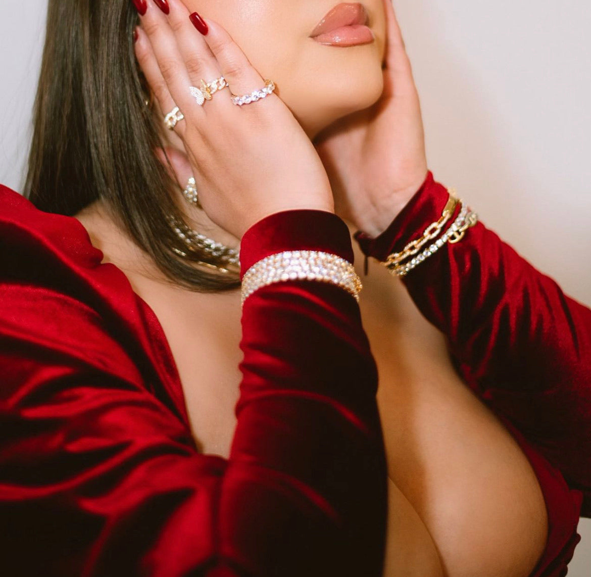 BUTTERFLY CUBAN LINK RING