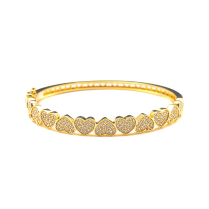 ICY HEART BANGLE