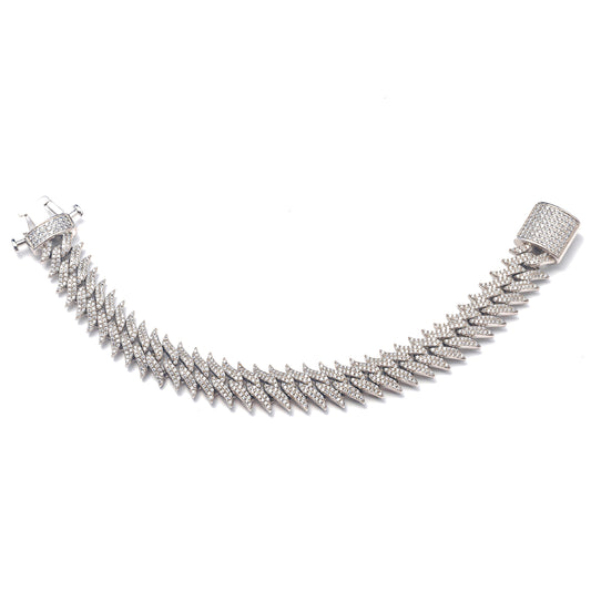 FLAME CUBAN LINK BRACELET
