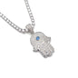 ICY HAMSA NECKLACE