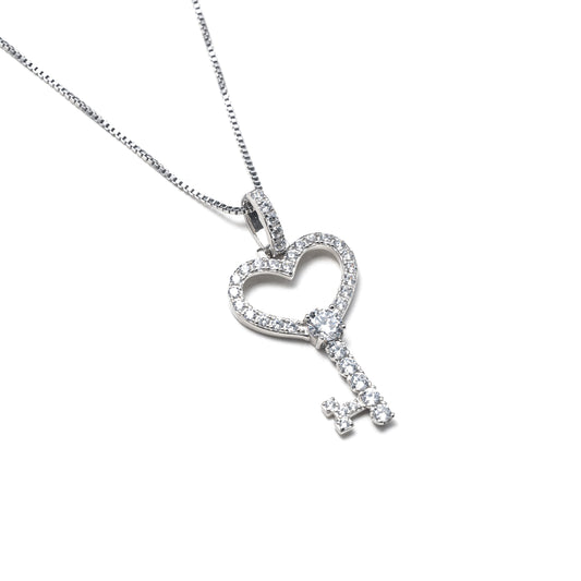 DIAMOND KEY NECKLACE