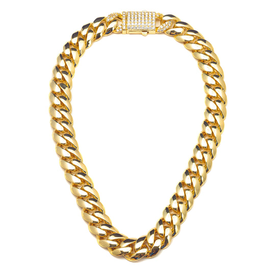 LUX CUBAN LINK NECKLACE