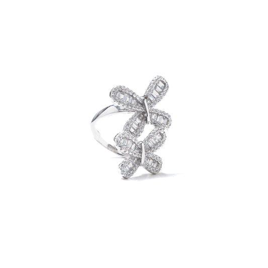 BAGUETTE BUTTERFLY RING